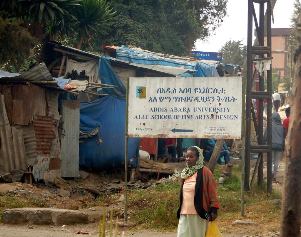 On the way to school