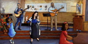 illustration created for the book, "Lori Leak Travels to San Diego"