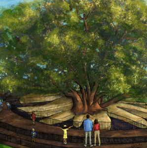 Illustration created for the book, "Lori Leak Travels to San Diego"