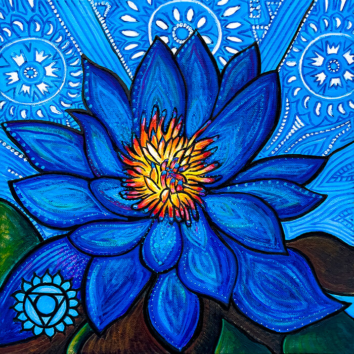 blue lotus throat chakra painting
Color in the Studio and Classroom 