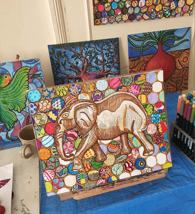 elephant leadership drawing 