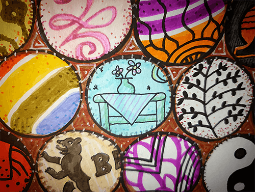 bottle caps chitenje