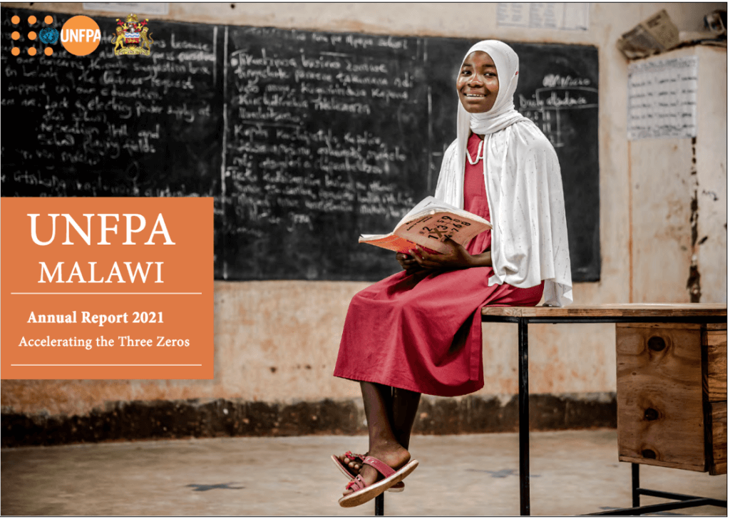 Design for social change. Annual report for UNFPA Malawi 2021