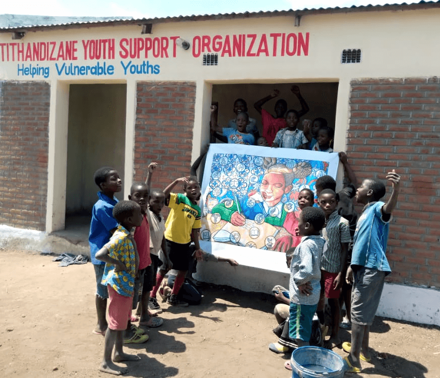 A girl's education drawing now in Balaka