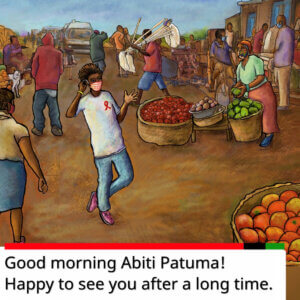 UNFPA Malawi Nthambi and Friends vaccine campaign