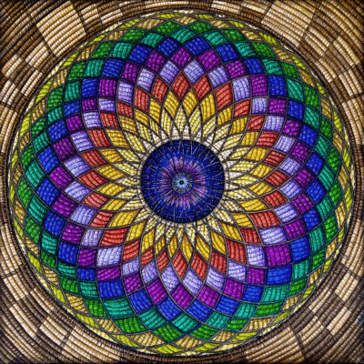 Torus | 18 x 18 in. | watercolor pens and acrylic on vellum | 2023