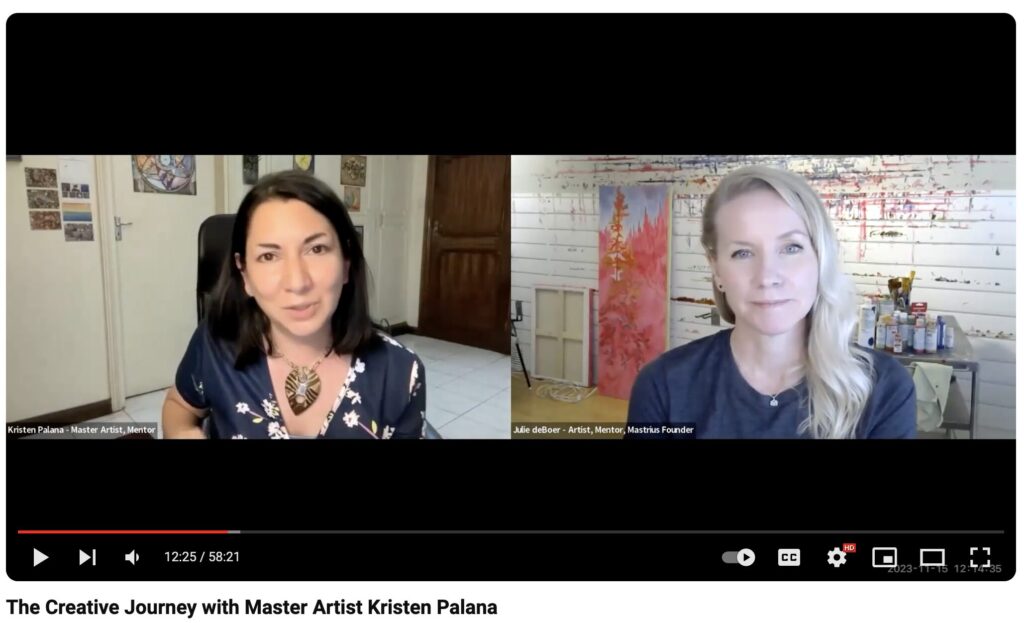 The Artist Diaries Episode #14 with kristen Palana and Mastrius