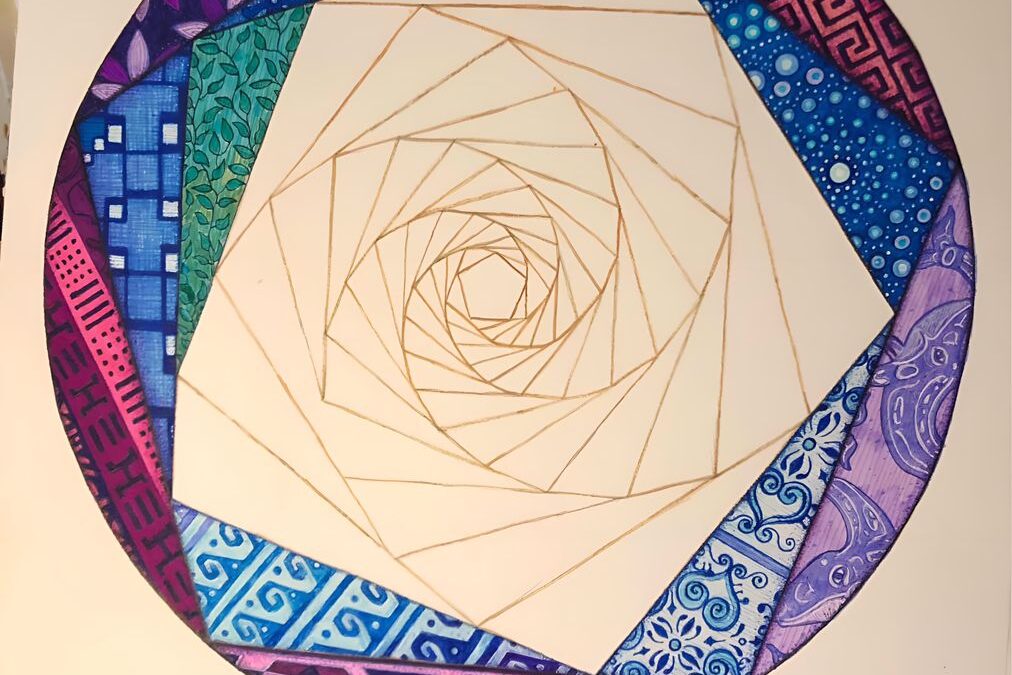 Can You Spot the Mistake in My New Sacred Geometry Spiral Drawing?