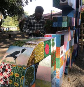 BMIS Be Kind mural by Kristen Palana and Alain Bulldor Bonane