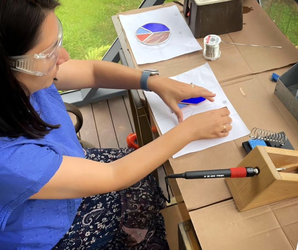 making stained glass -How Artists Can Successfully Fundraise Online