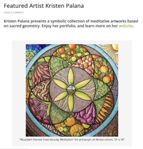featured artist Kristen Palana -Artsy Shark